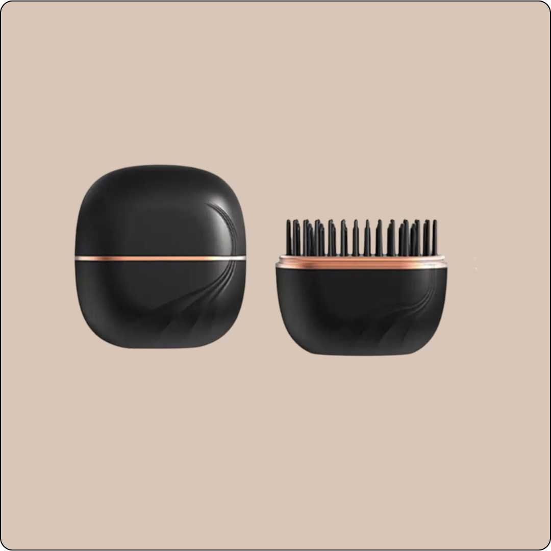 3-Temp Cordless Hair Straightener & Curler Comb